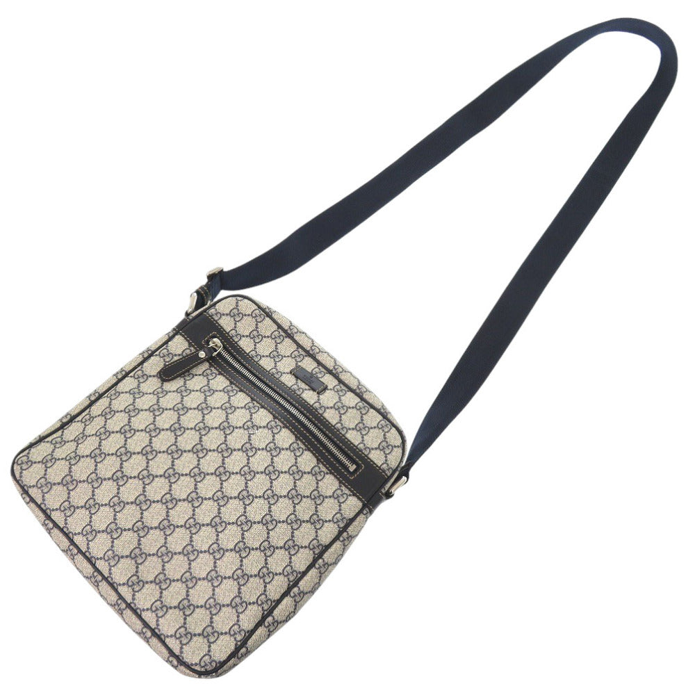 Gucci GG Supreme Canvas Navy Shoulder Bag