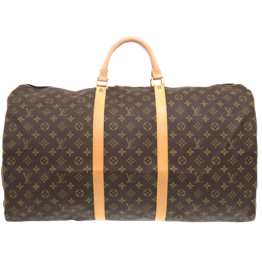 Louis Vuitton Boston Duffel M41422 Keepall 60 Monogram Canvas Brown Travel Bag 6K0201Ihe6A9