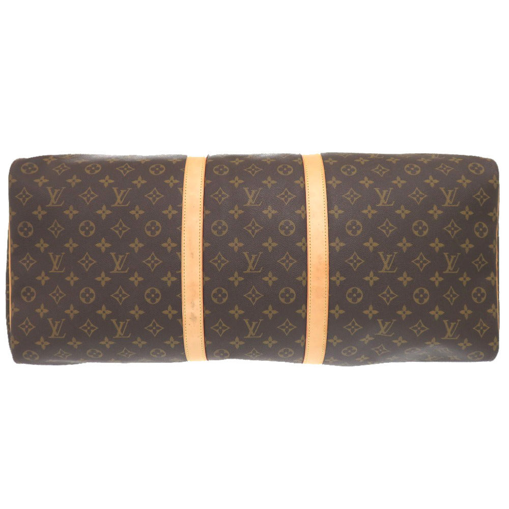 Louis Vuitton Boston Duffel M41422 Keepall 60 Monogram Canvas Brown Travel Bag