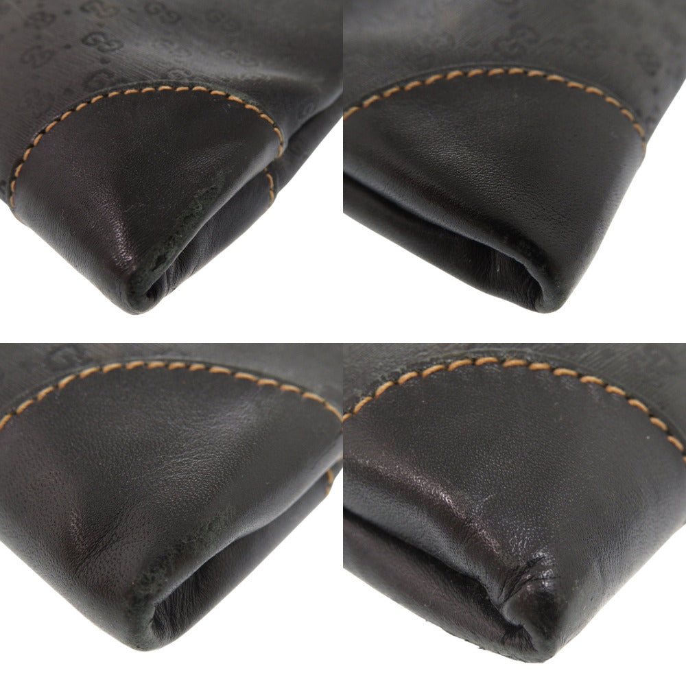 Gucci 002-63- PVC Old Sherry Line Black Tote Bag