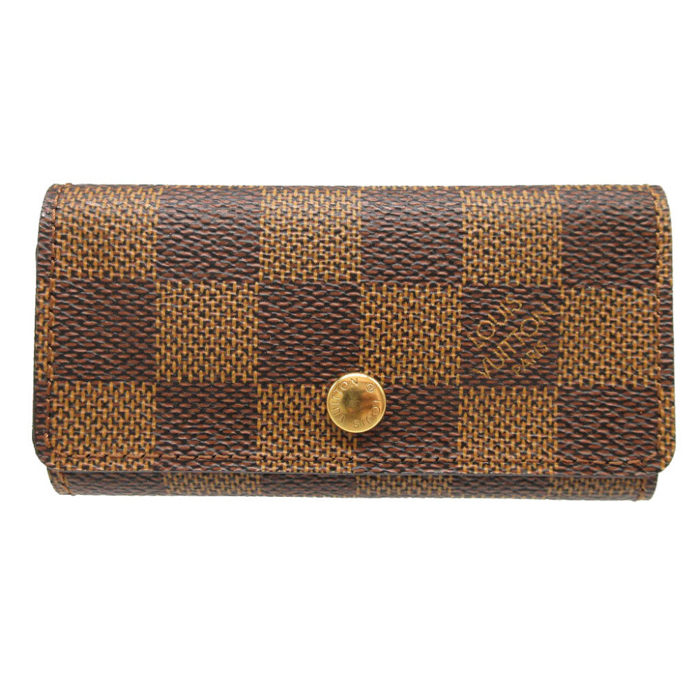 Louis Vuitton Key holder N62631 Damier Canvas Brown Key Chain 6K0823Iaa5C3