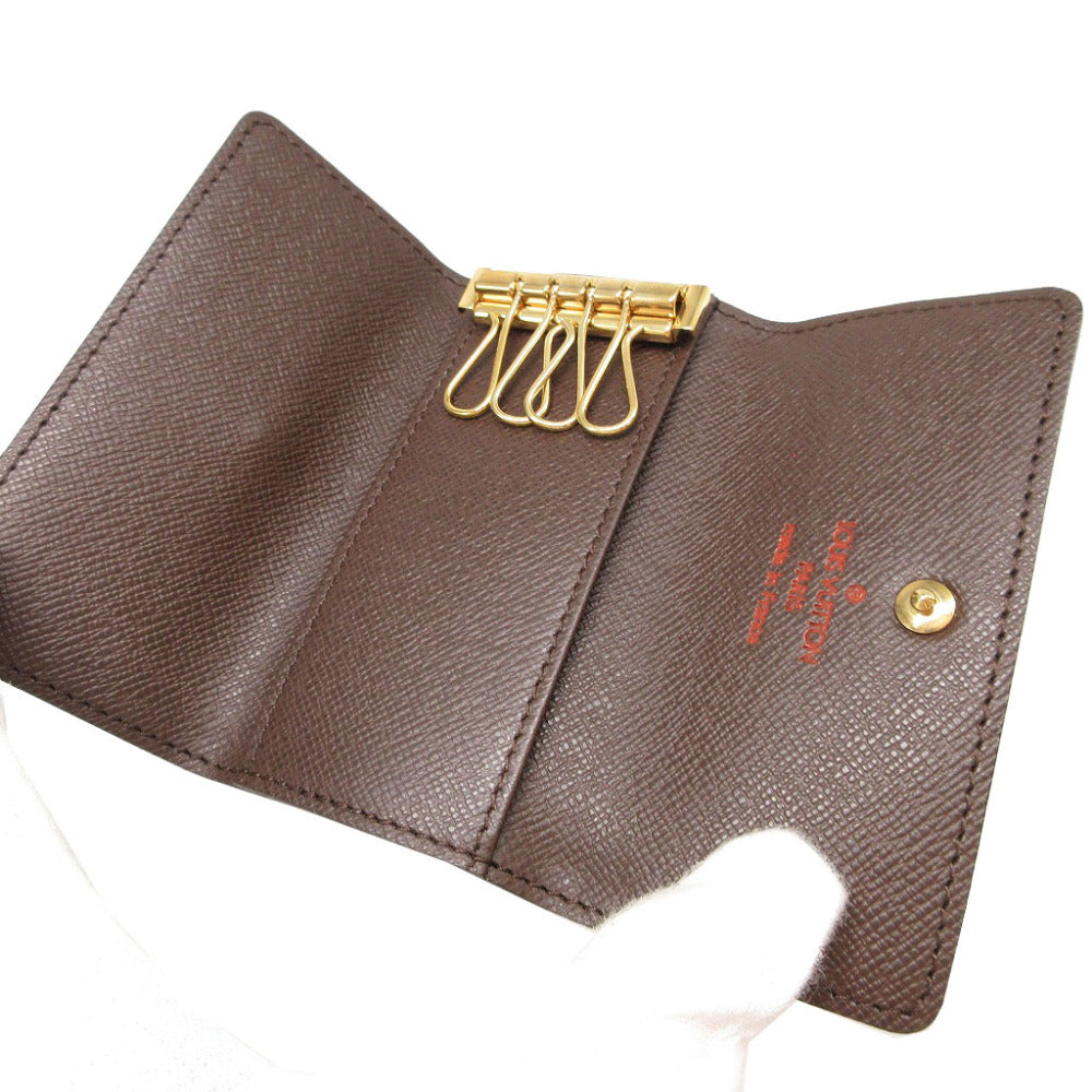 Louis Vuitton Key holder N62631 Damier Canvas Brown Key Chain 6K0823Iaa5C3