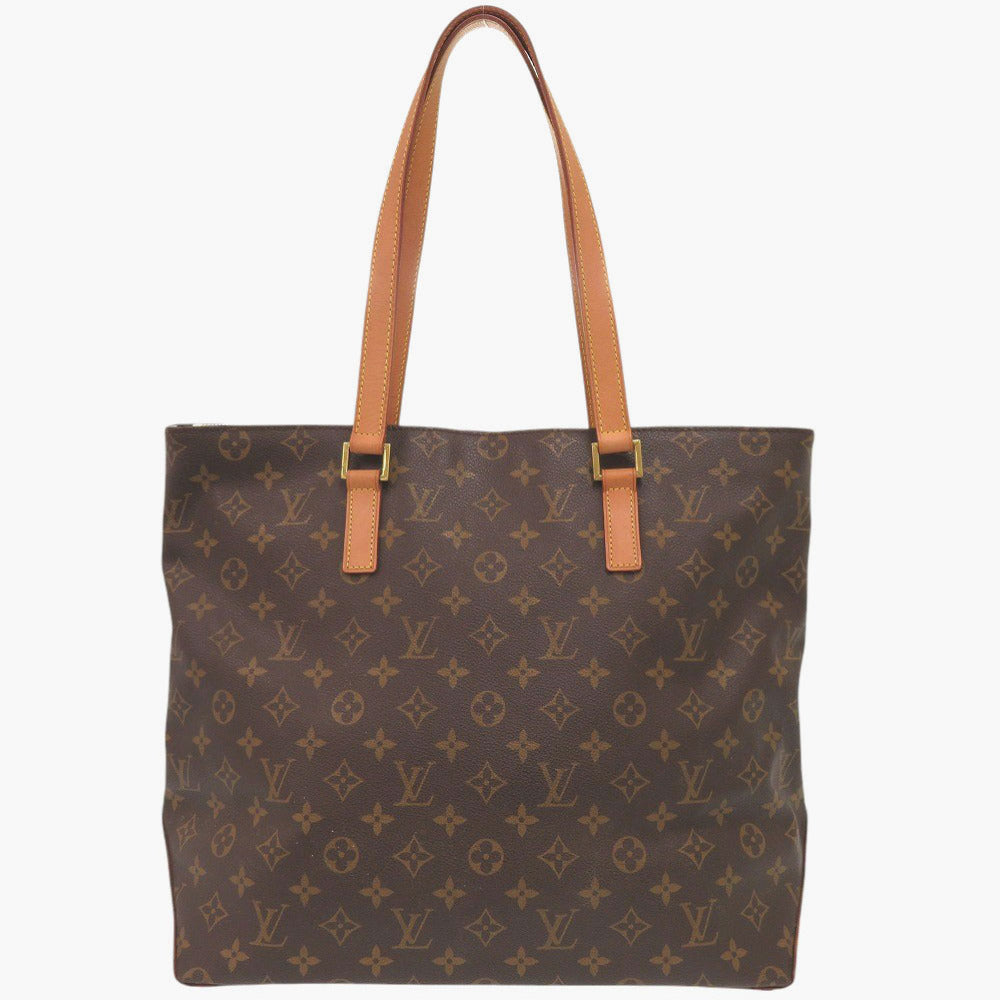 Louis Vuitton M51151 Cabas Mezzo Monogram Canvas Brown Tote Bag