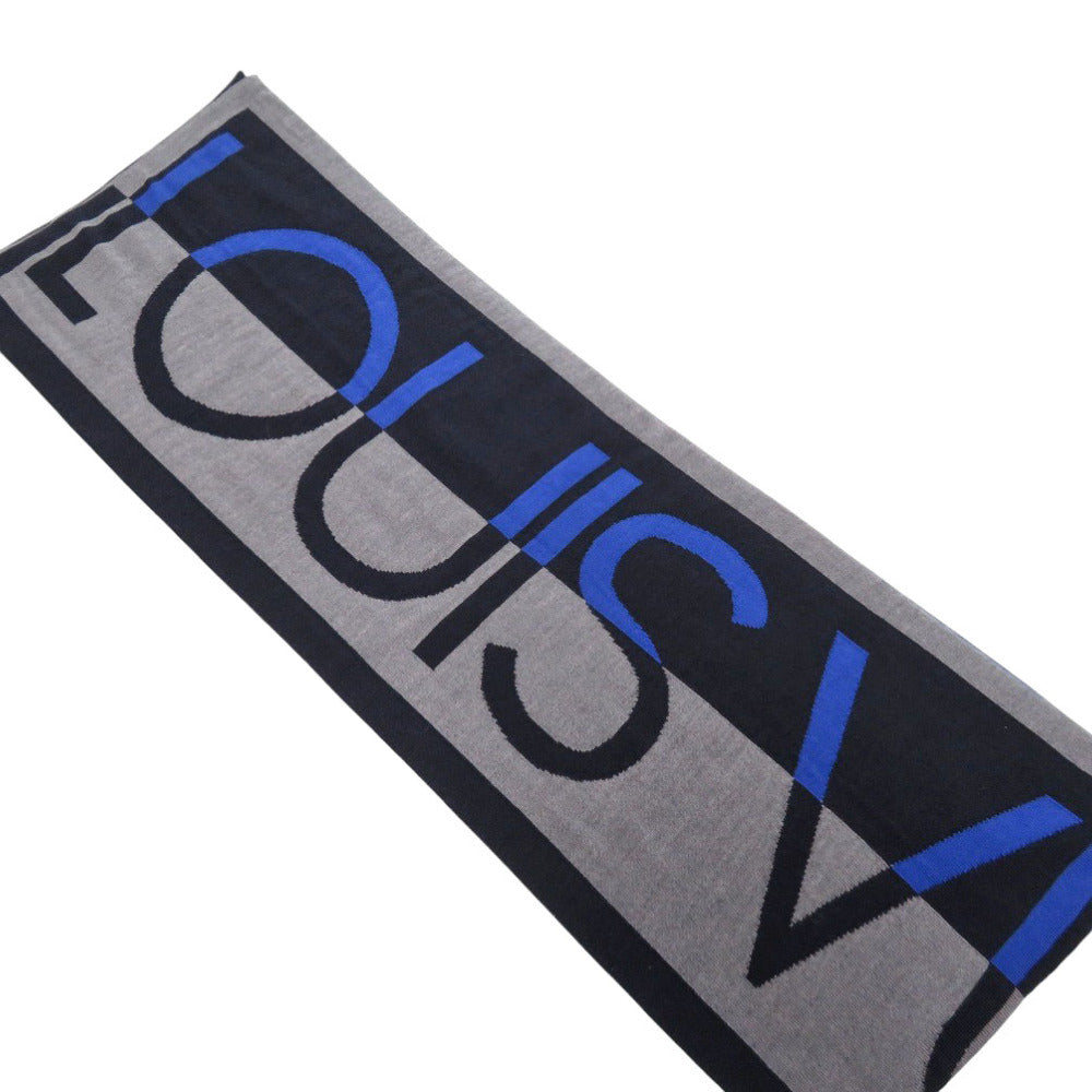 Louis Vuitton Scarf M71240 Echarpe Horizon Wool Navy Apparel