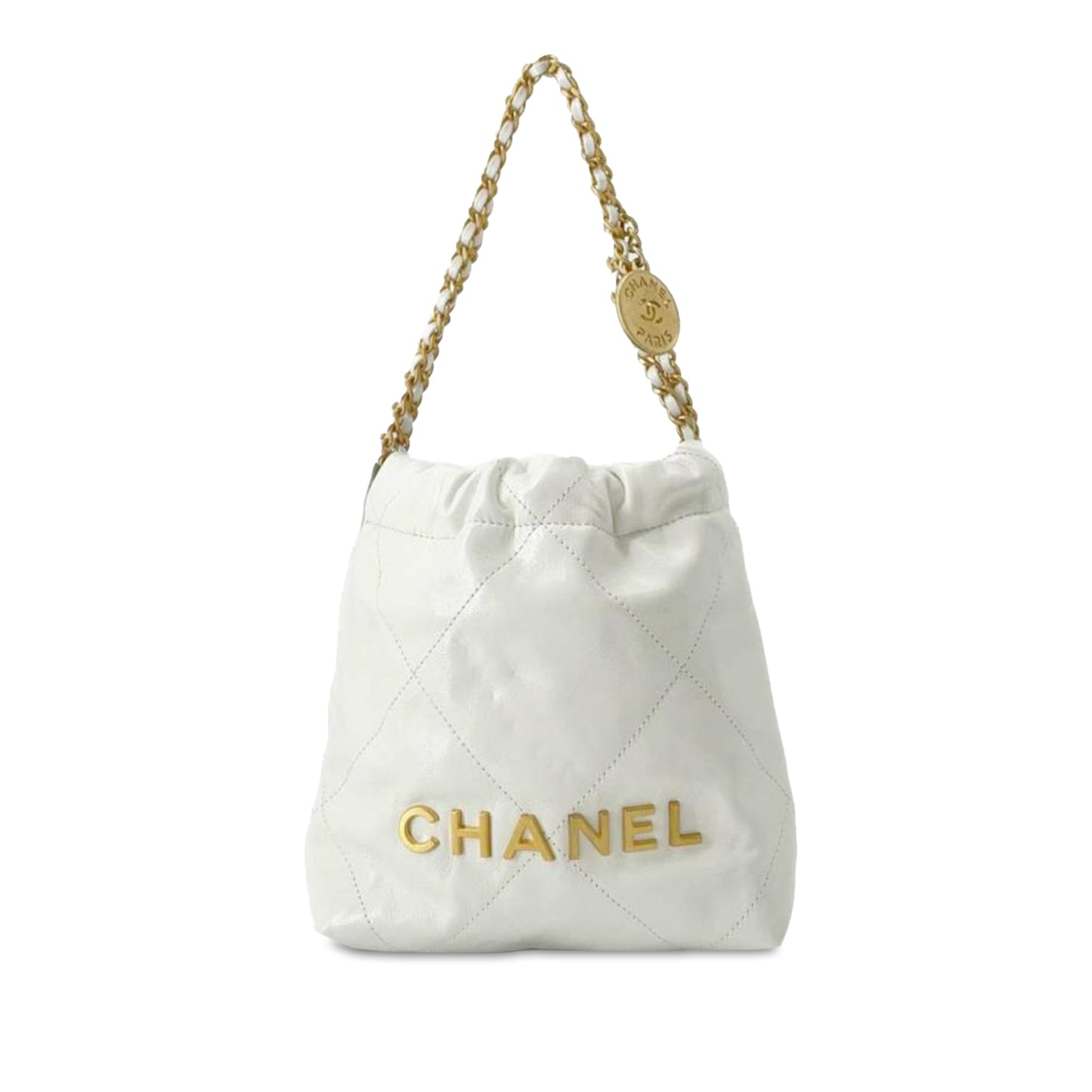 CHANEL Calfskin Mini 22 Satchel