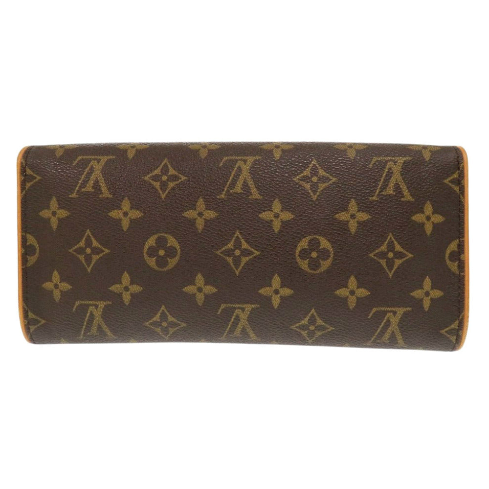 Louis Vuitton M51852 Pochette Twin GM Monogram Canvas Brown Shoulder Bag 6L0658Ss5R9