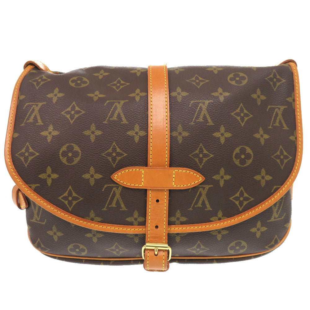 Louis Vuitton M42256 Saumur 30 Monogram Canvas Brown Shoulder Bag 6