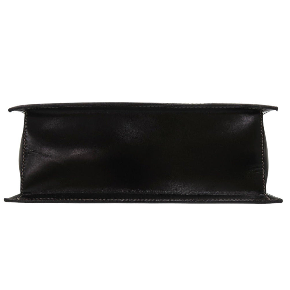 Gucci Old Turnlock Formal Leather Black Handbag