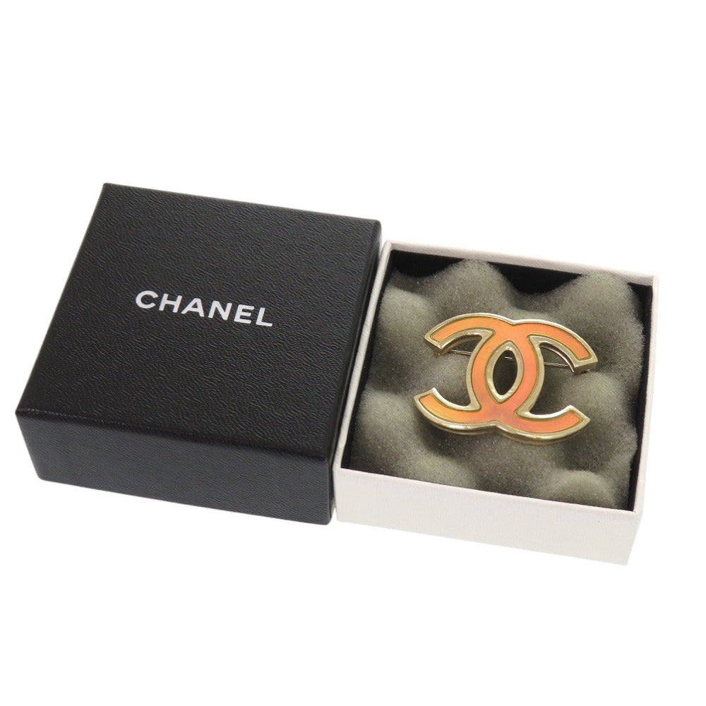 Chanel Brooch B12P Plated COCO Mark Gold Handbag