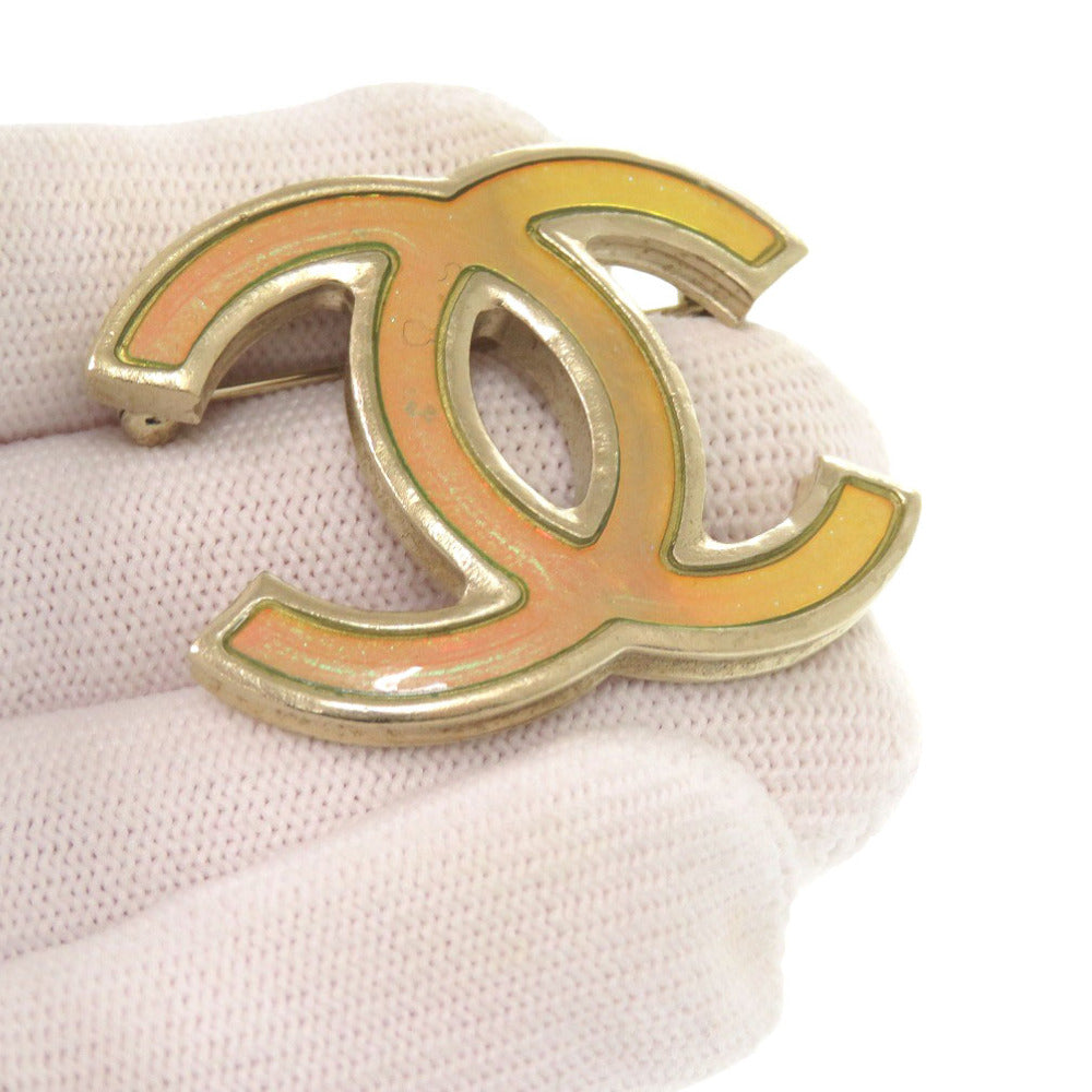 Chanel Brooch B12P Plated COCO Mark Gold Handbag