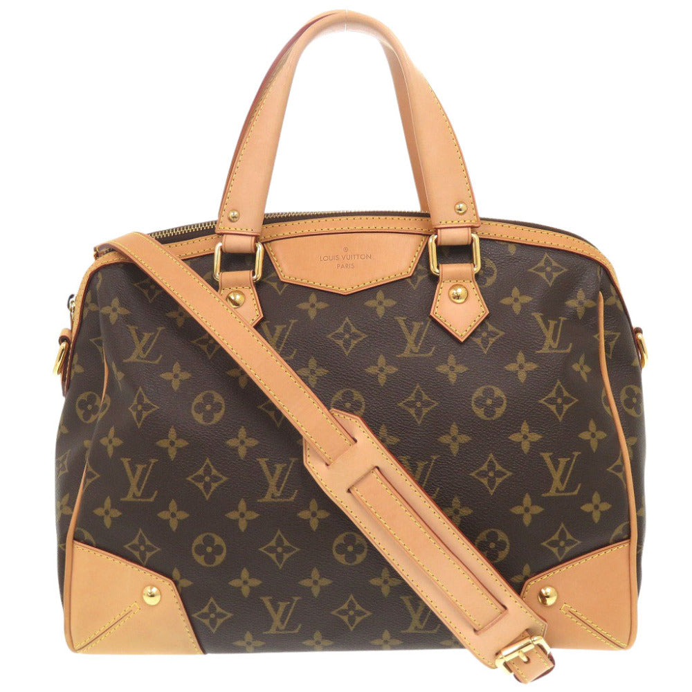 Louis Vuitton M40325 Retiro PM Monogram Canvas Brown Handbag