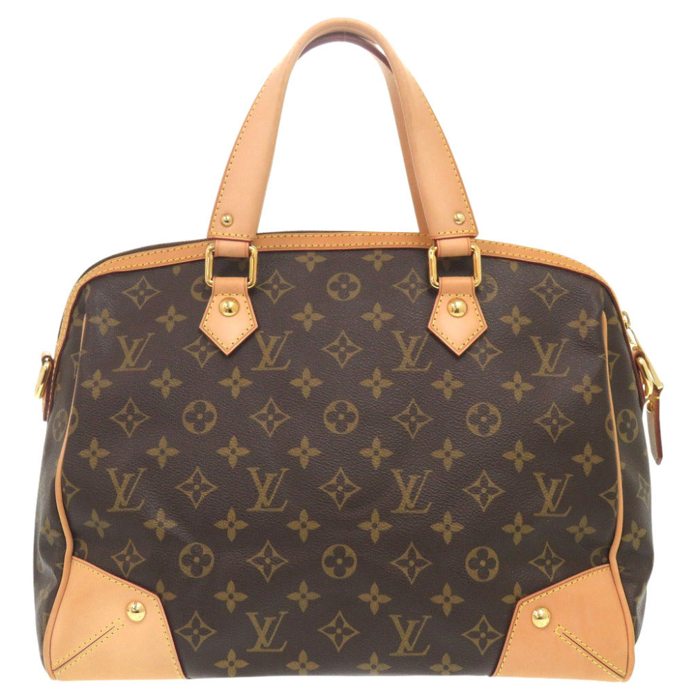 Louis Vuitton M40325 Retiro PM Monogram Canvas Brown Handbag