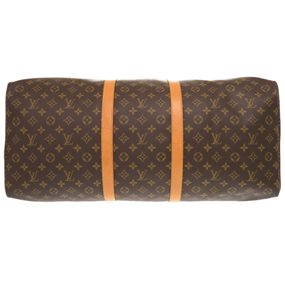 Louis Vuitton Boston Duffel M41422 Keepall 60 Monogram Canvas Brown Travel Bag 6L1028Bg5A13