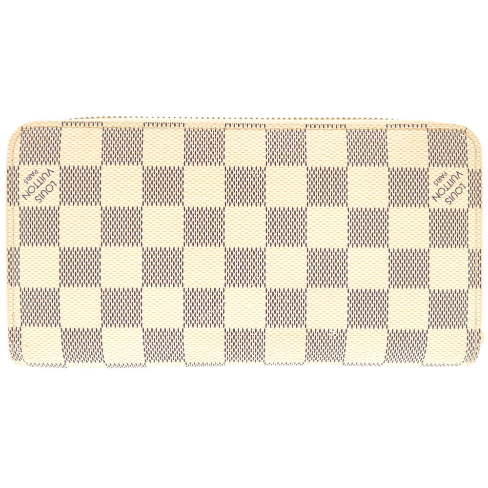 Louis Vuitton Long Purse M60019 Damier Azur Canvas Wallet Case
