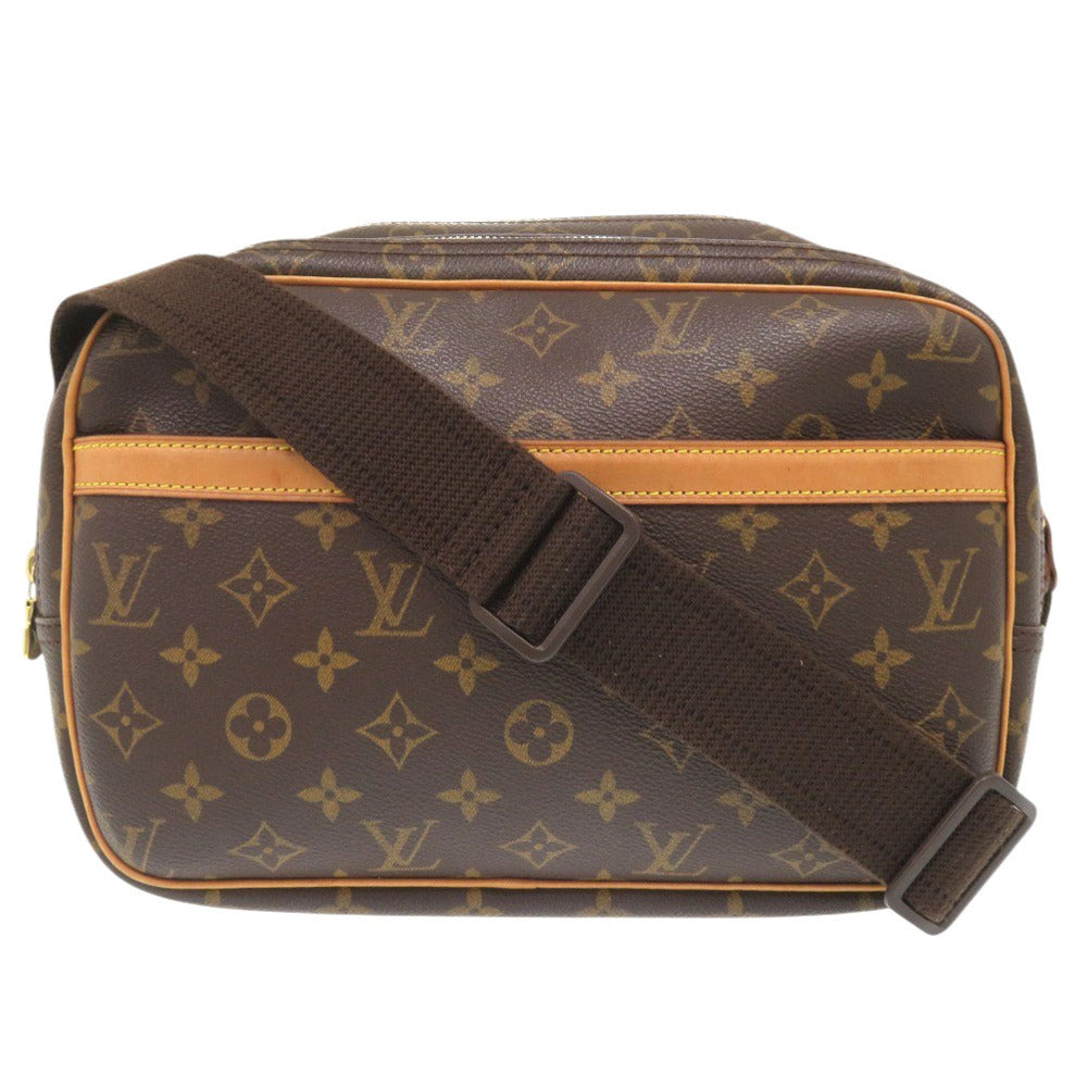 Louis Vuitton M45254 Reporter PM Monogram Canvas Brown Shoulder Bag 6L1344Ls5M16