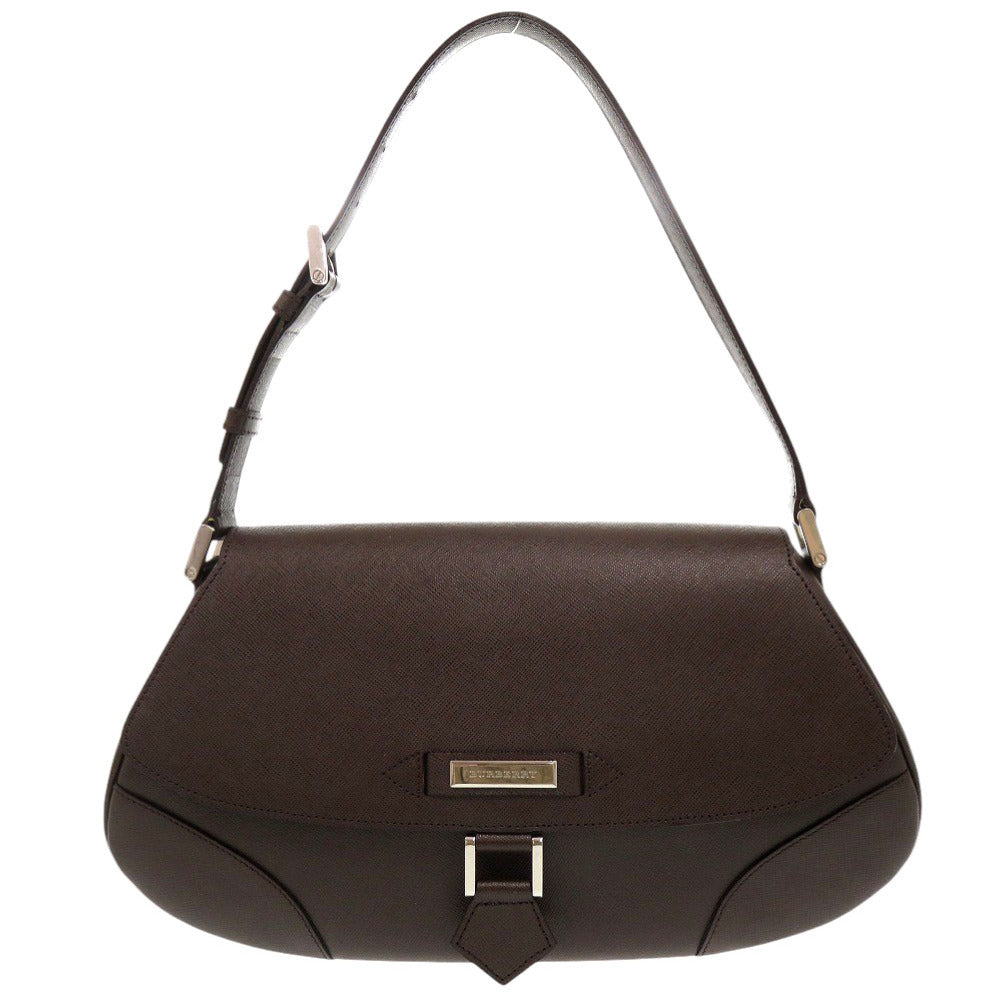 Burberry Women Handbag Leather Brown Logo Travel Bag