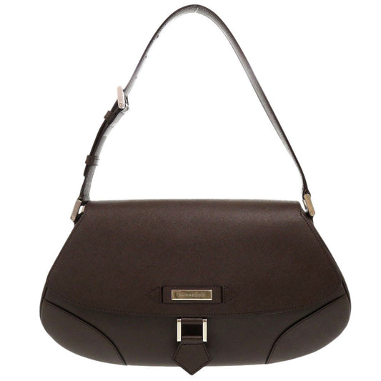 Burberry Women Handbag Leather Brown Logo Travel Bag
