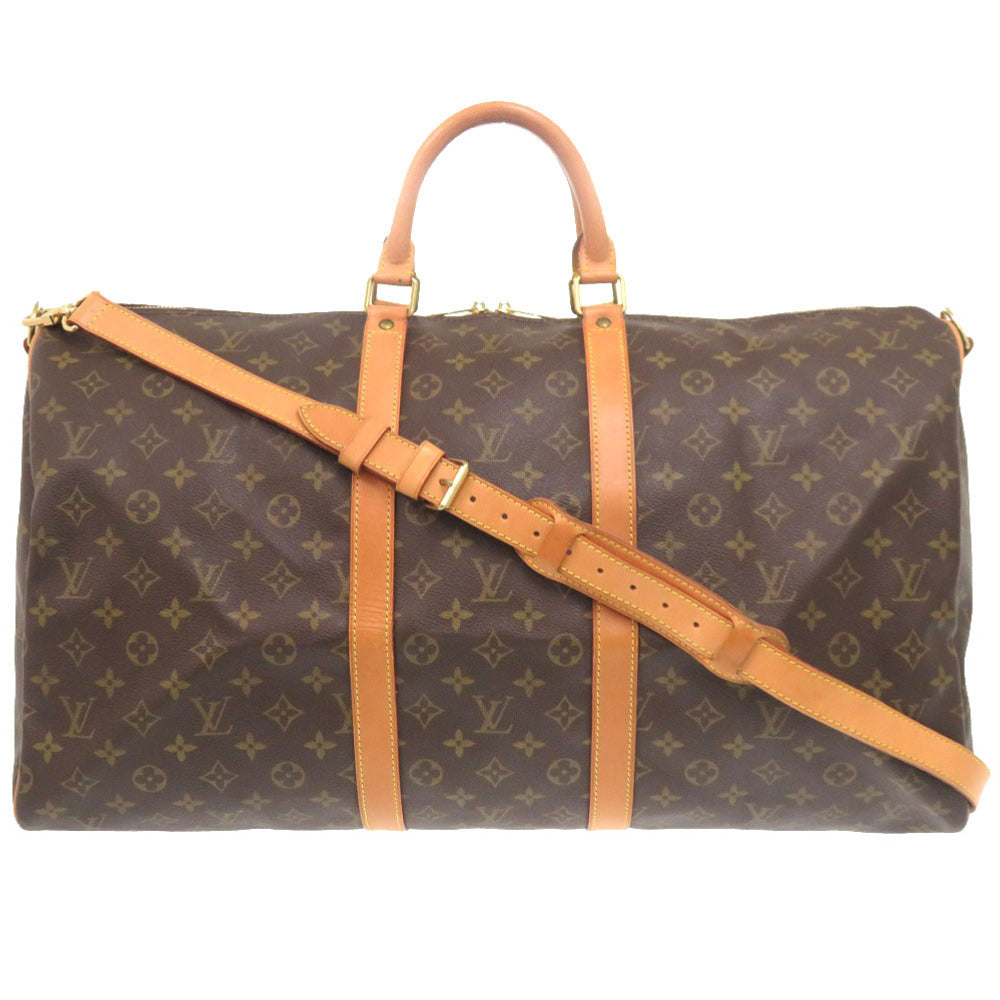 Louis Vuitton Boston Duffel M41414 Keepall bandouliere55 Monogram Canvas Brown Travel Bag 6L2029Pp5A4