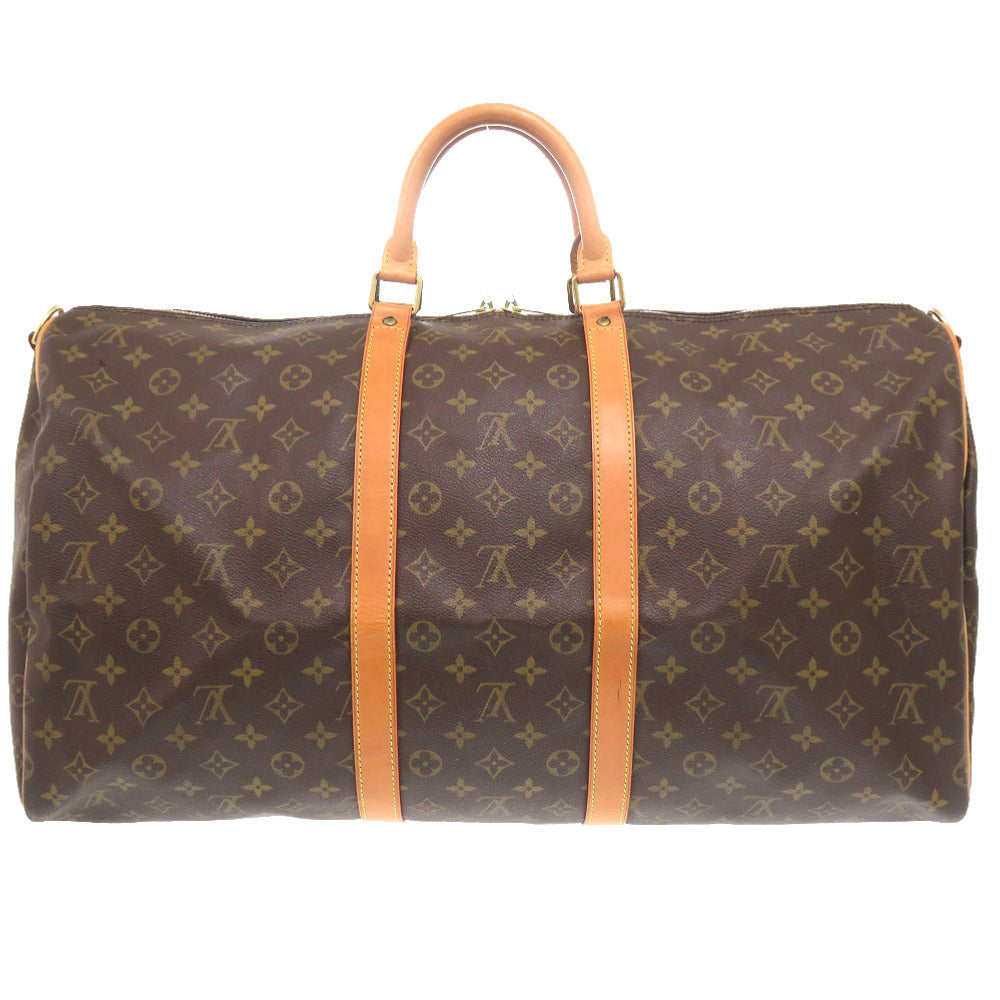 Louis Vuitton Boston Duffel M41414 Keepall bandouliere55 Monogram Canvas Brown Travel Bag 6L2029Pp5A4