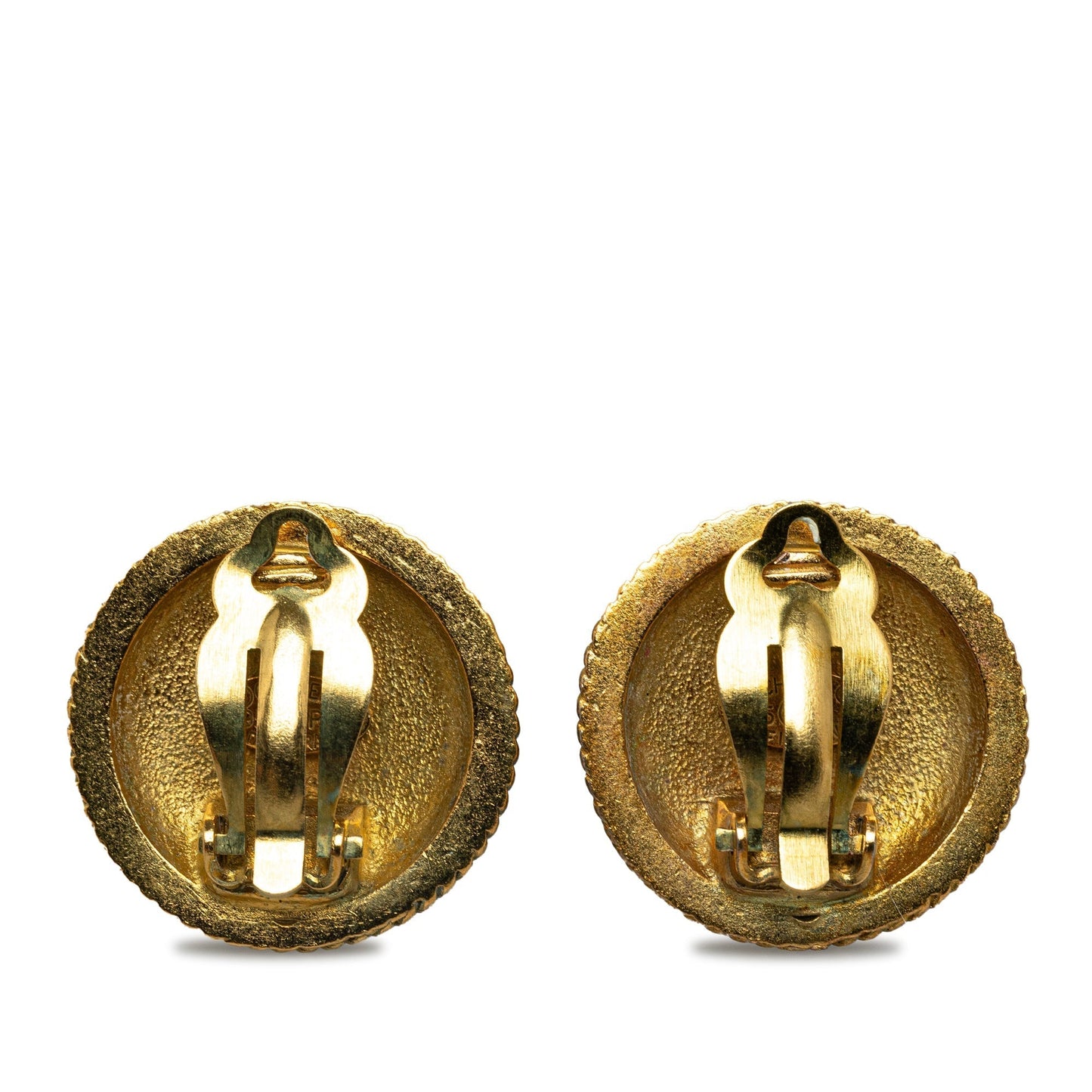 CHANEL CC Clip On Earrings Costume Earrings