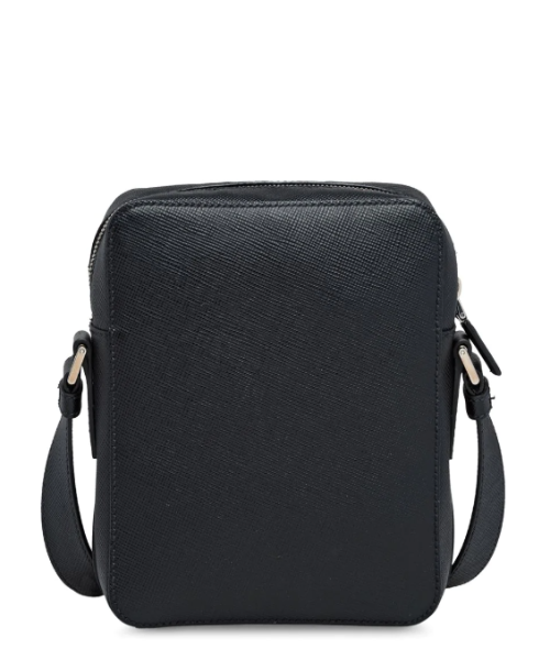 Prada Shoulder Bag Leather Saffiano Black