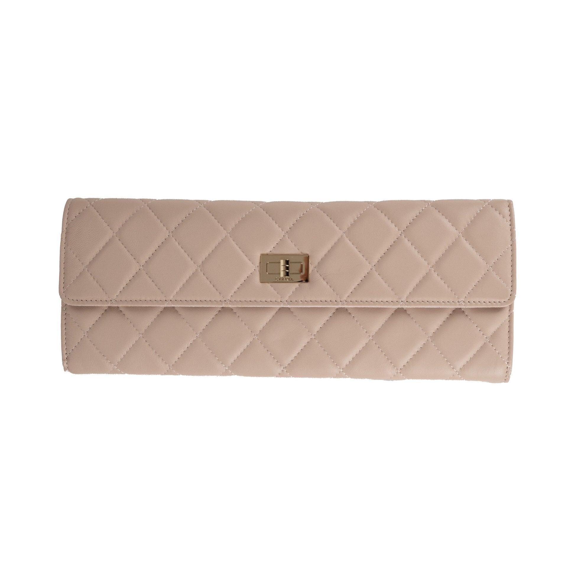 Chanel Chanel Quilted Leather Jewelry Pouch