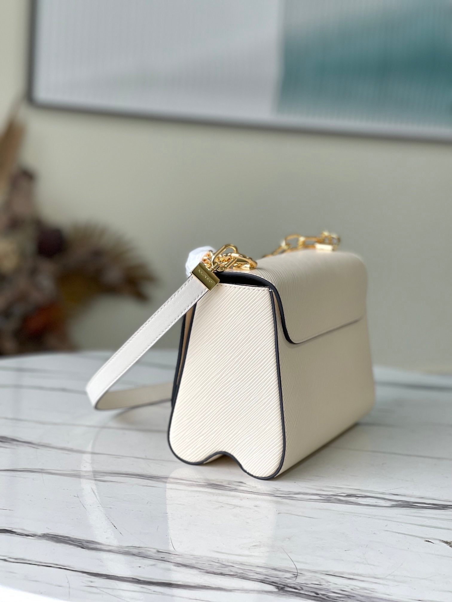 Top Quality Twist Mm Flower Quartz For Monogram White Crossbody Bag