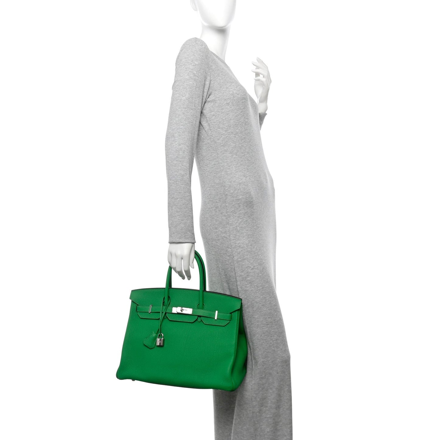 Hermes Togo Birkin Bambou Handbag Travel Bag