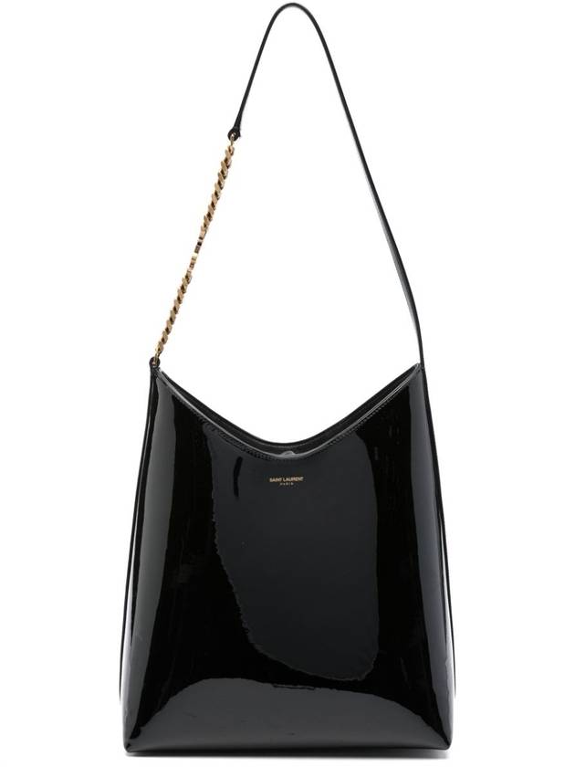 YSL Saint Laurent Saint Laurent Trending Rendez Vous Patent Shoulder Leather Black Shoulder Bag