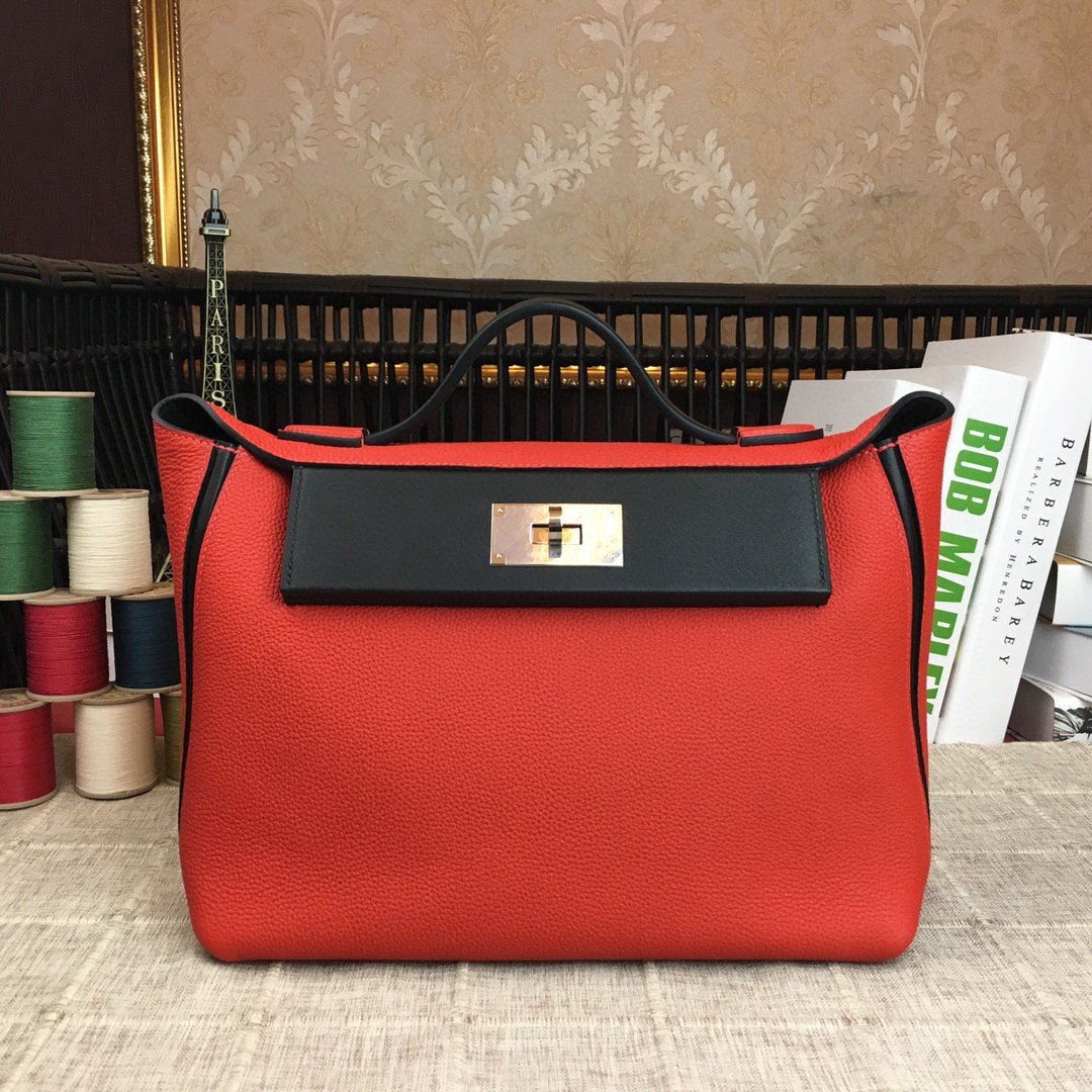 Top Quality Clemence Swift Sitop Qualityer Hardware Red Shoulder Bag