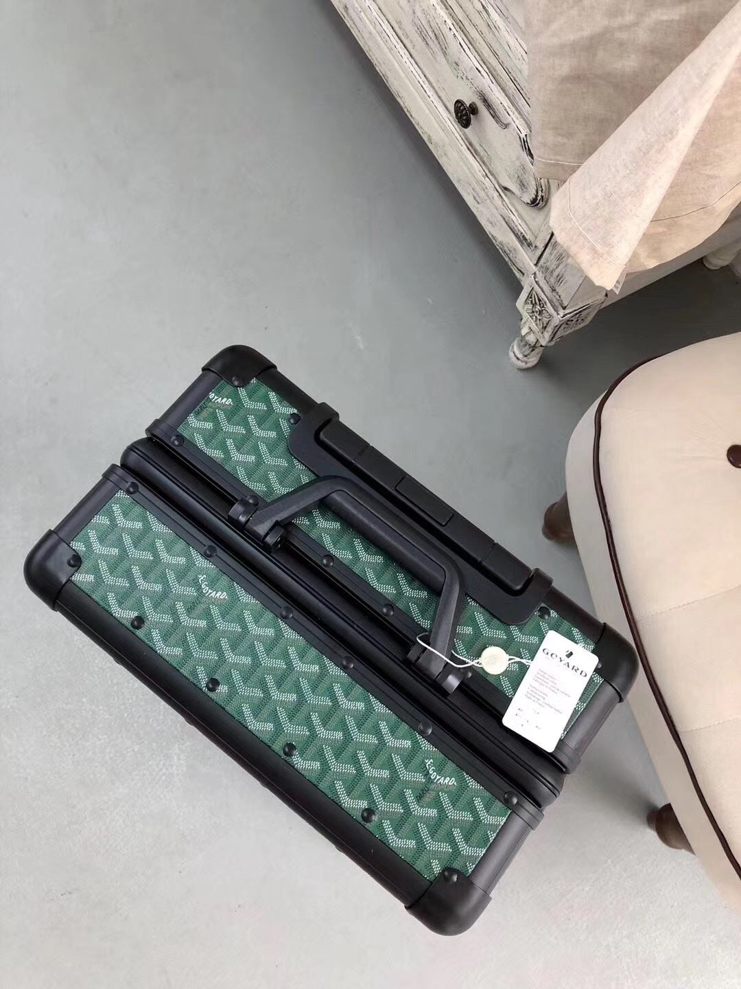 Gucci Goyard Rolling Vali For Men Lu age Green Travel Bag