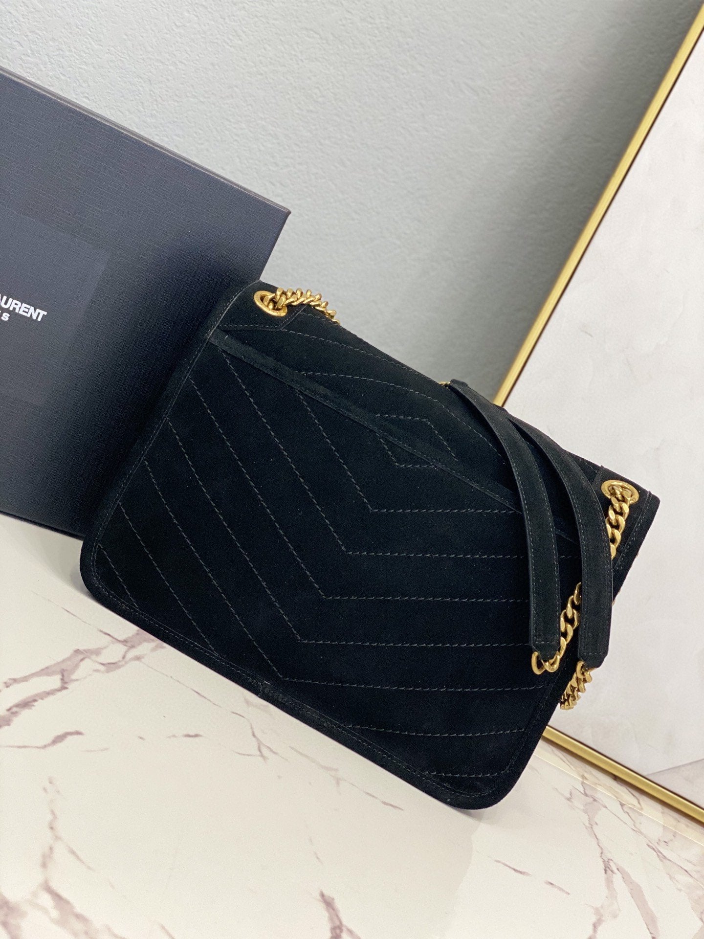 YSL Saint Laurent Niki Lou Shoulder Bag Chain