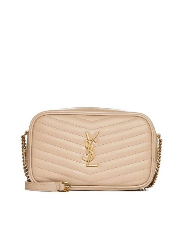 YSL Saint Laurent Luxury Trending Lou Cross Bag Leather Beige Small Travel Bag Dv707 2721 4
