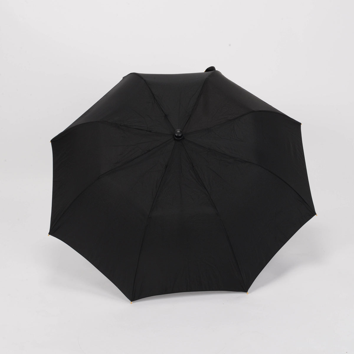 Chanel Black Nylon & Lambskin CC Turnlock Umbrella + Case Handbag