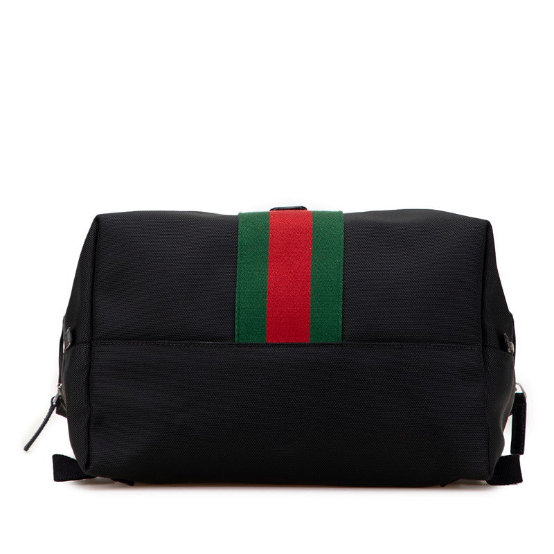Gucci Sheline Line Backpack Leather Nylon