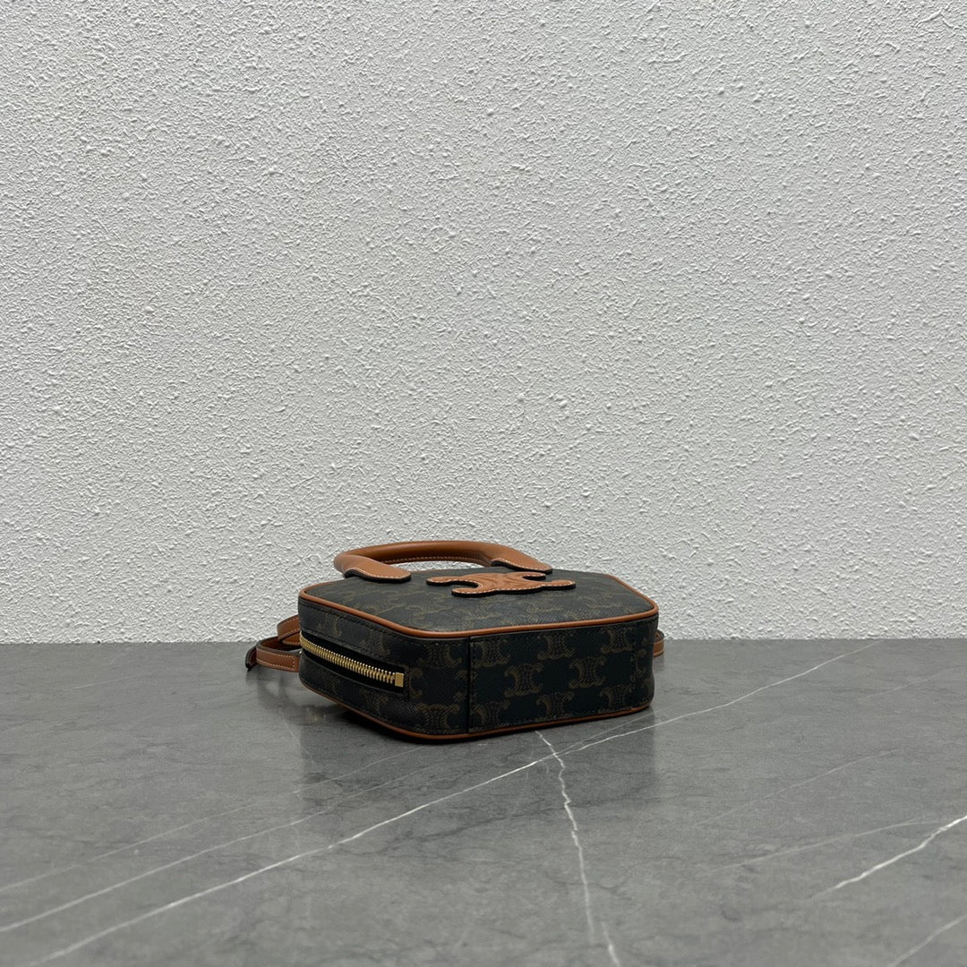 Top Quality Bowling Bag In Triomphe For Canvas Tan Travel Bag