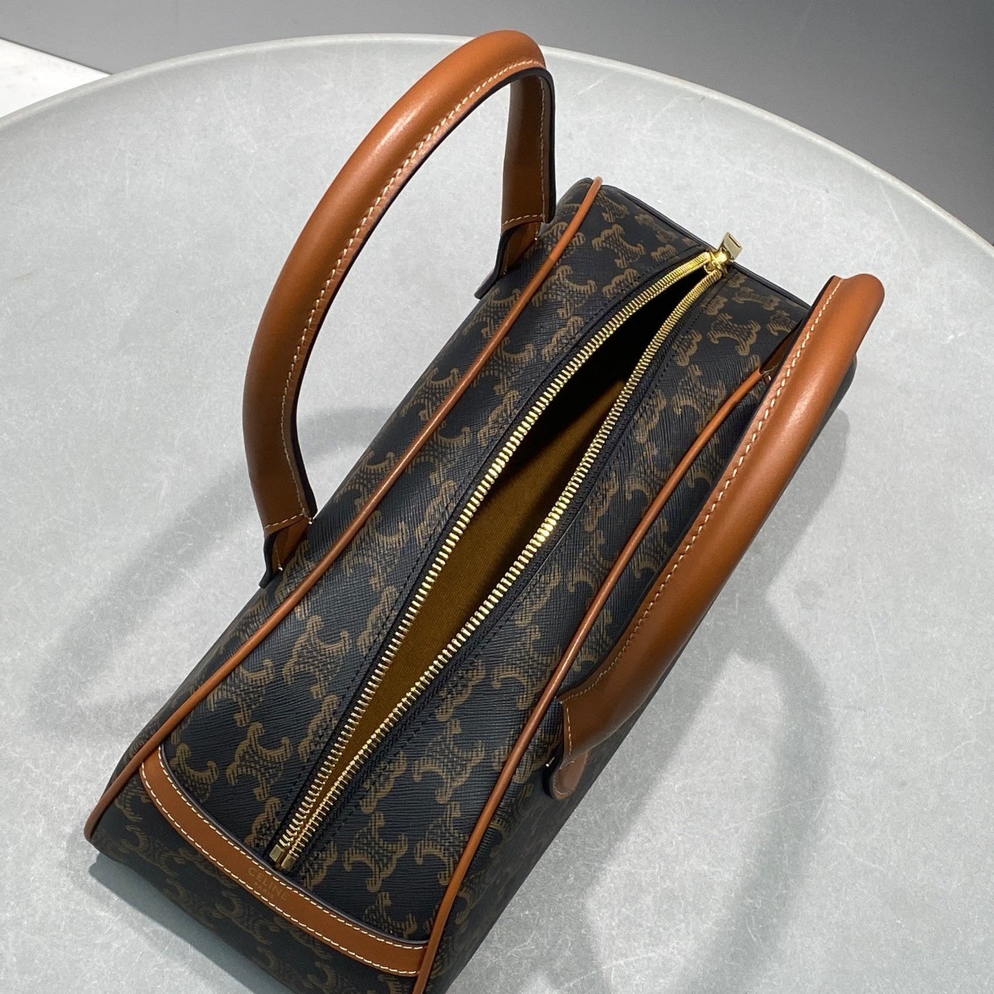 Top Quality Metop Qualityum Teckel In Triomphe Canvas Brown Travel Bag