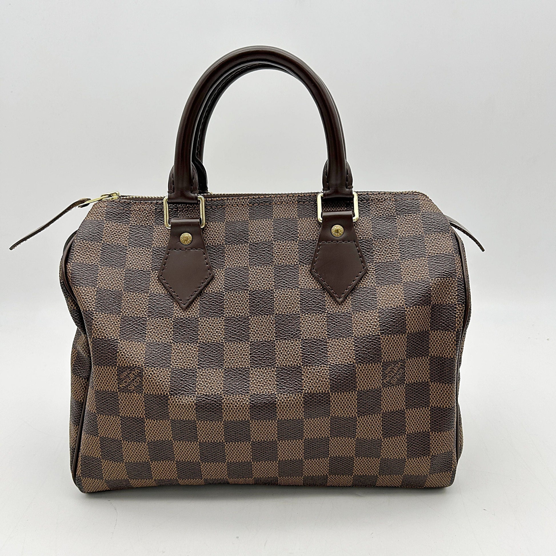 Louis Vuitton Coated Canvas Speedy 25   - Brown Handle Bags, Handbags B0503FR26D