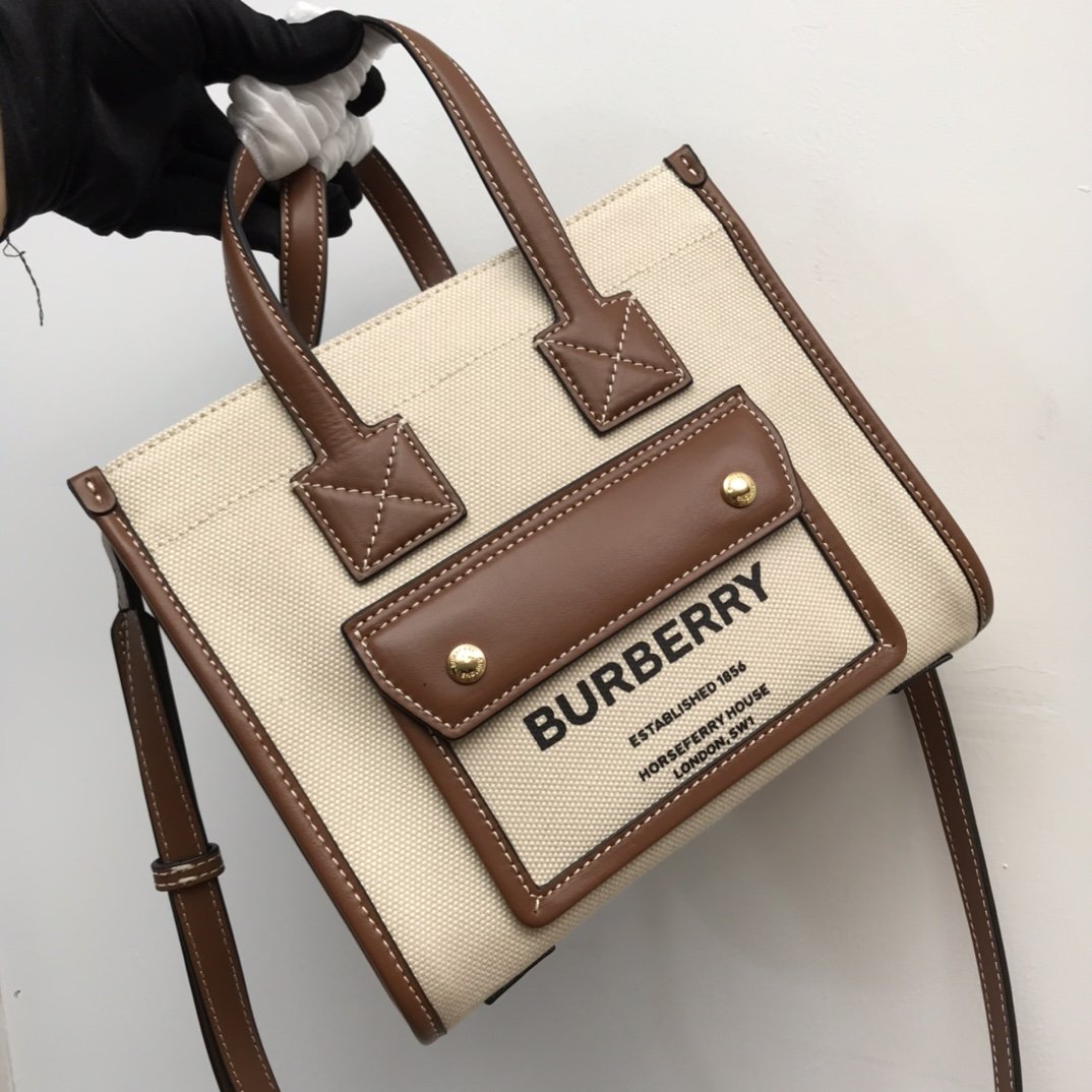 Top Quality Two Tone And Freya Tote Canvas Mini Tote Bag