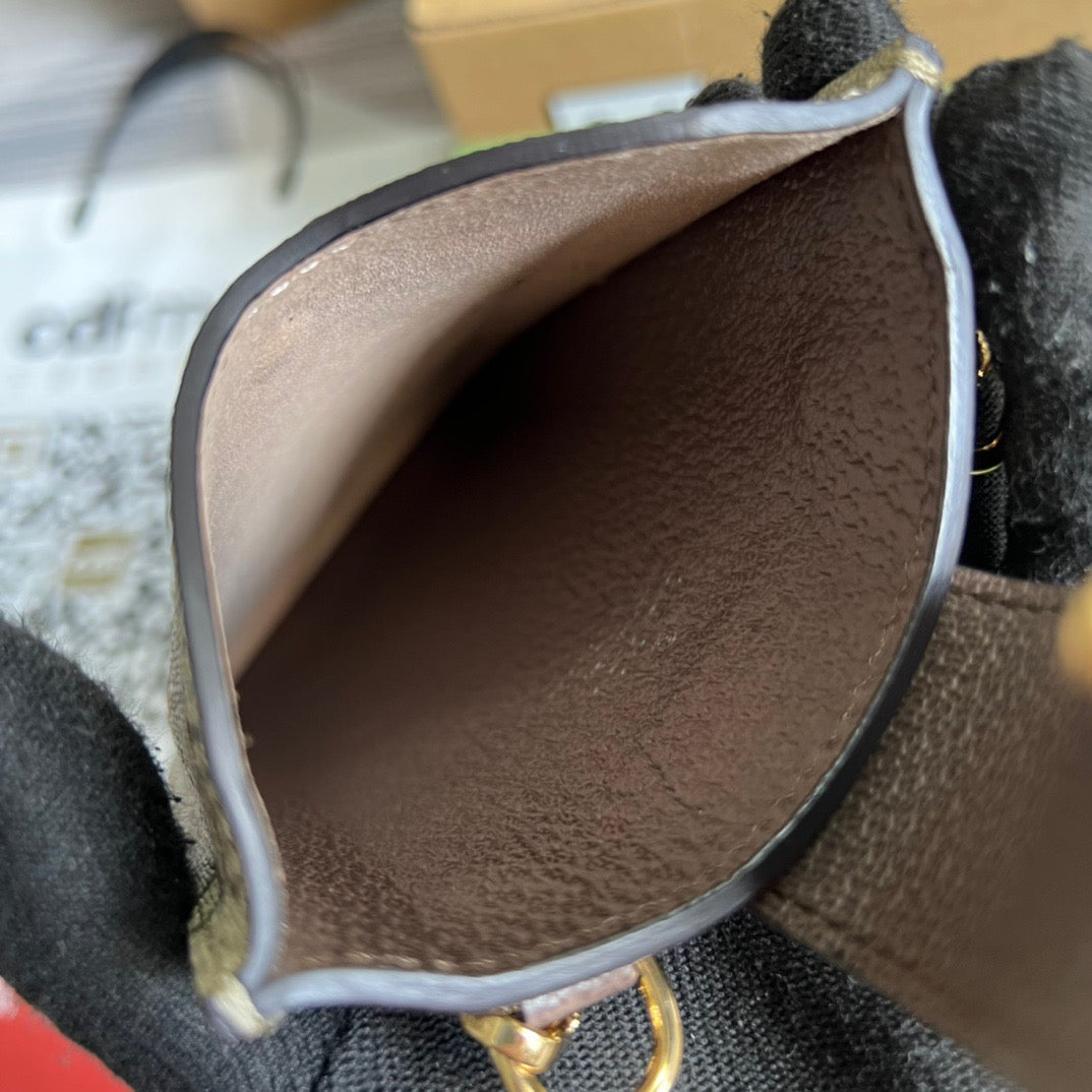gg Superme Ebony gg Supreme Canvas Beige Mini Bag