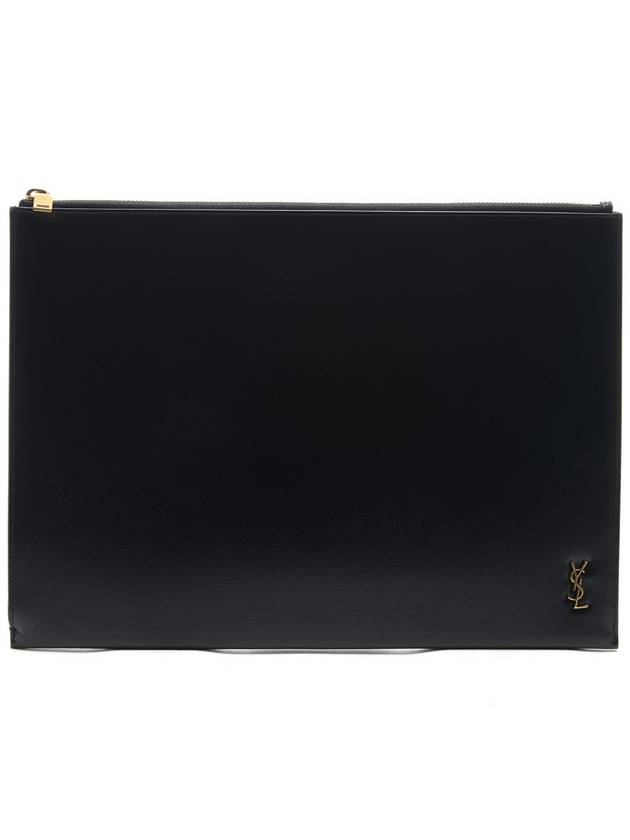 YSL Saint Laurent Saint Laurent Trending Men Tiny Clutch Bag Monogram Black