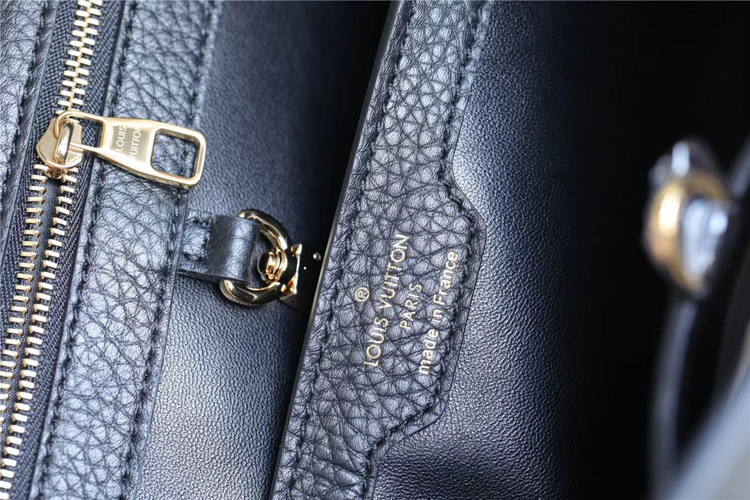 Top Quality Capucines Mm Taurillon For Women Black Blue Crossbody Bag