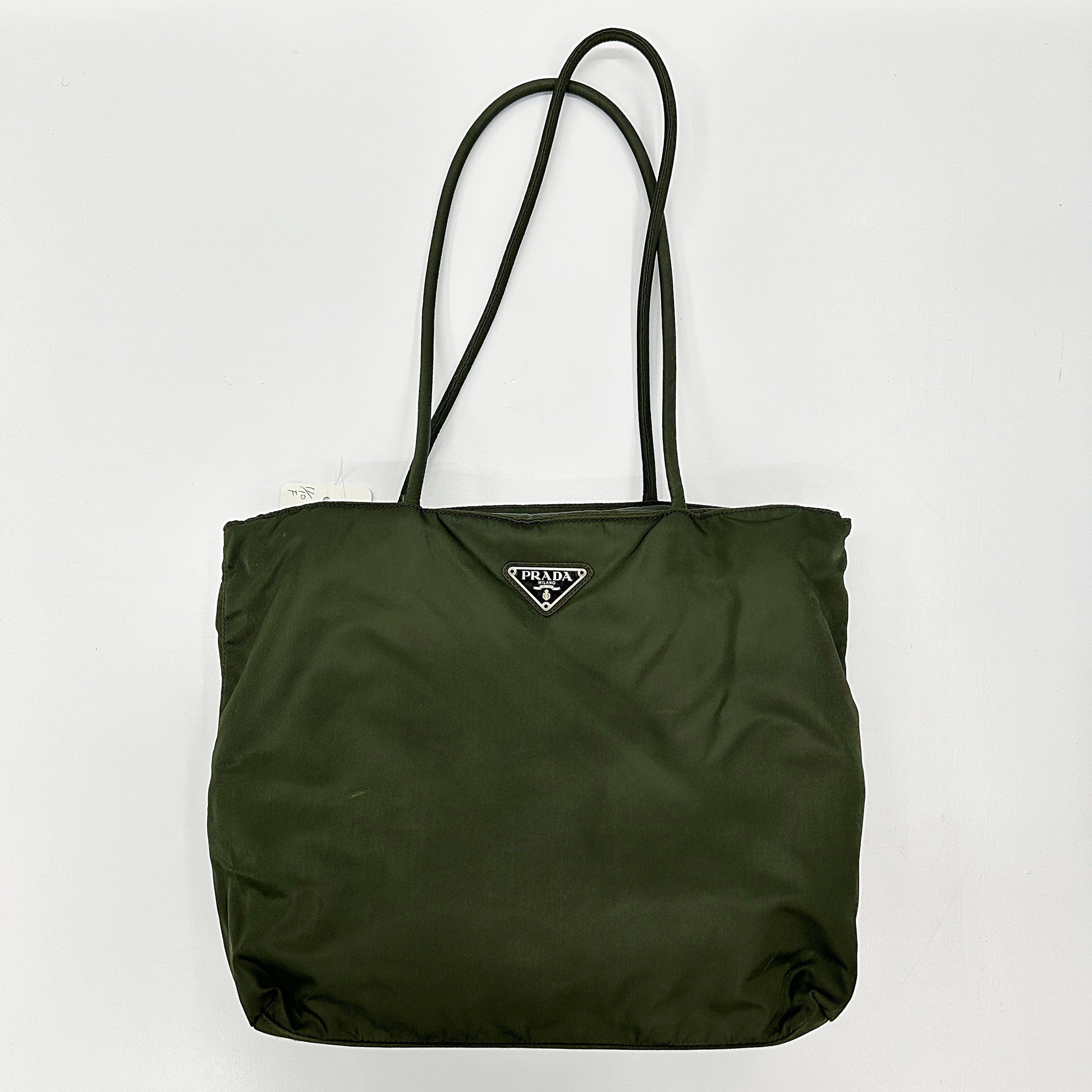 Prada Tote Bag Olive Khaki Shoulder Bag pr5507ff Nylon Green
