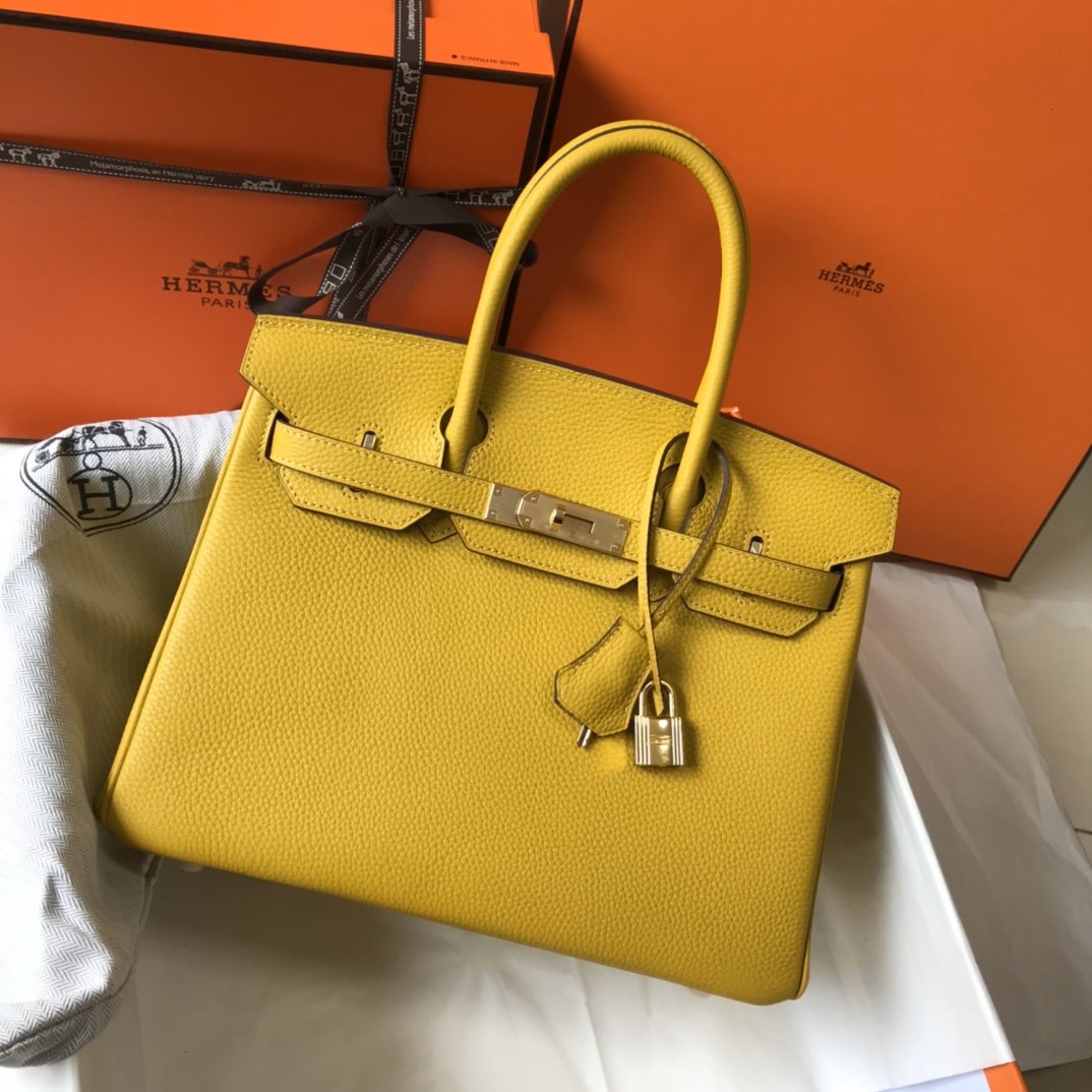Top Quality Birkin Lime Epsom With Toned Gold Shoulder Bag