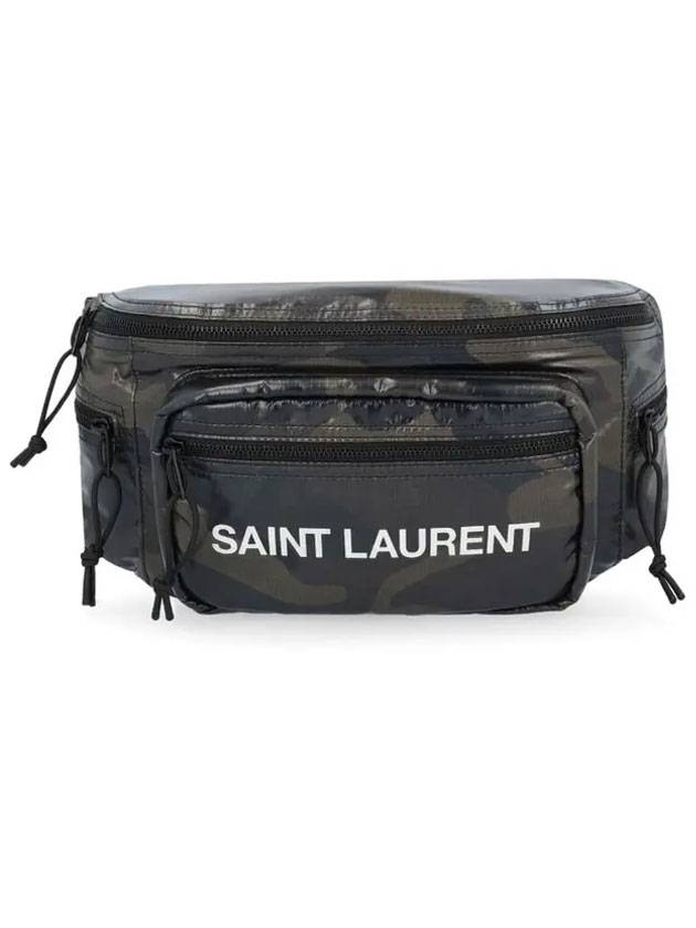 YSL Saint Laurent Luxury Trending Nuxx Cross Bag Camo Nylon Logo Travel Bag