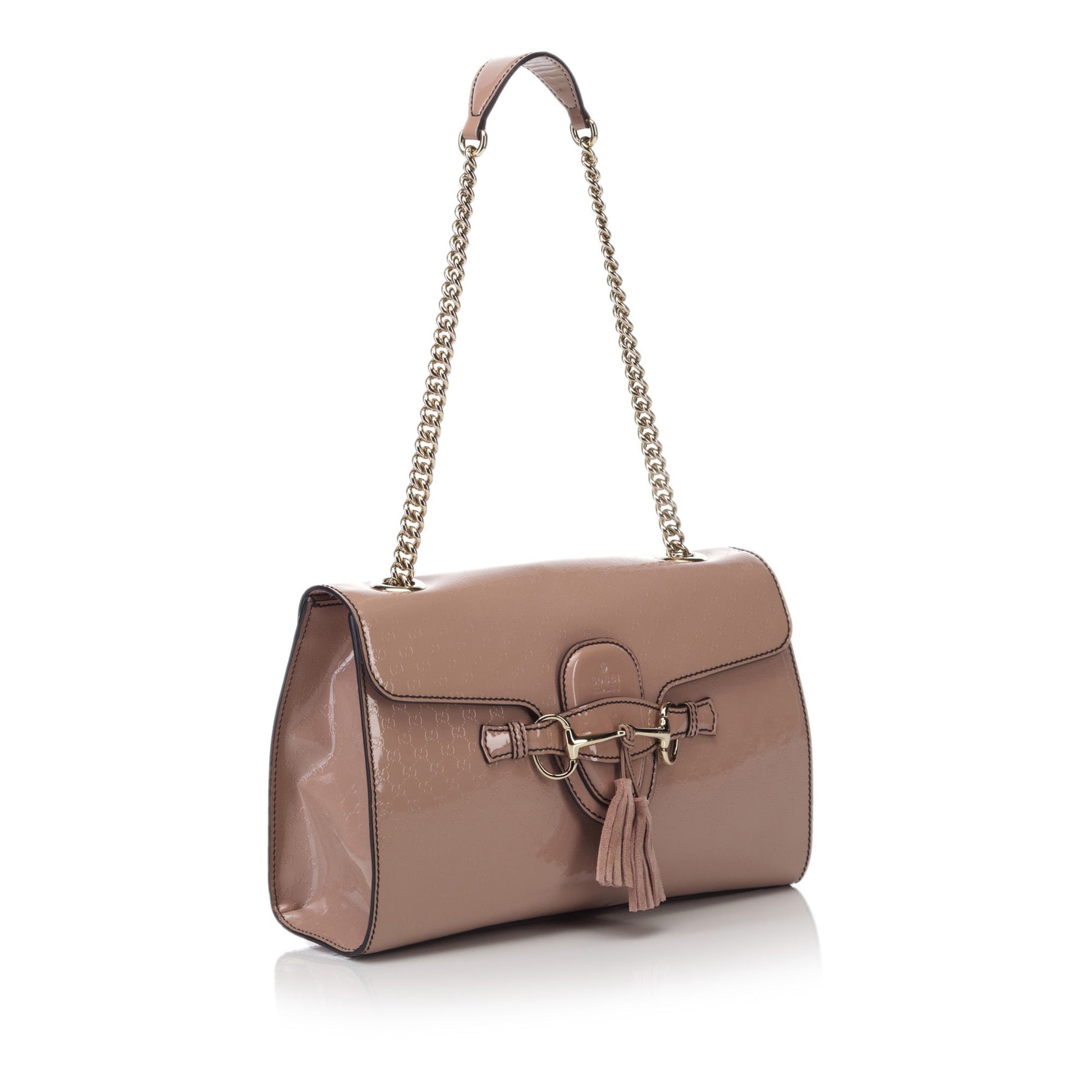 Gucci Emily ssima Patent Bag Leather Shoulder Bag