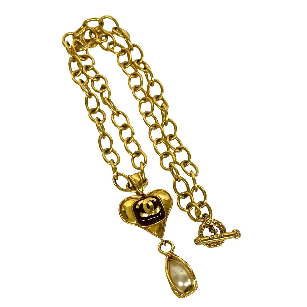 Chanel Heart Pendant Necklace