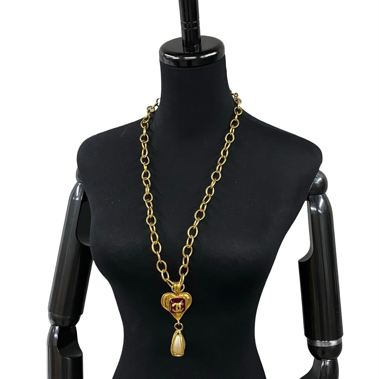 Chanel Heart Pendant Necklace