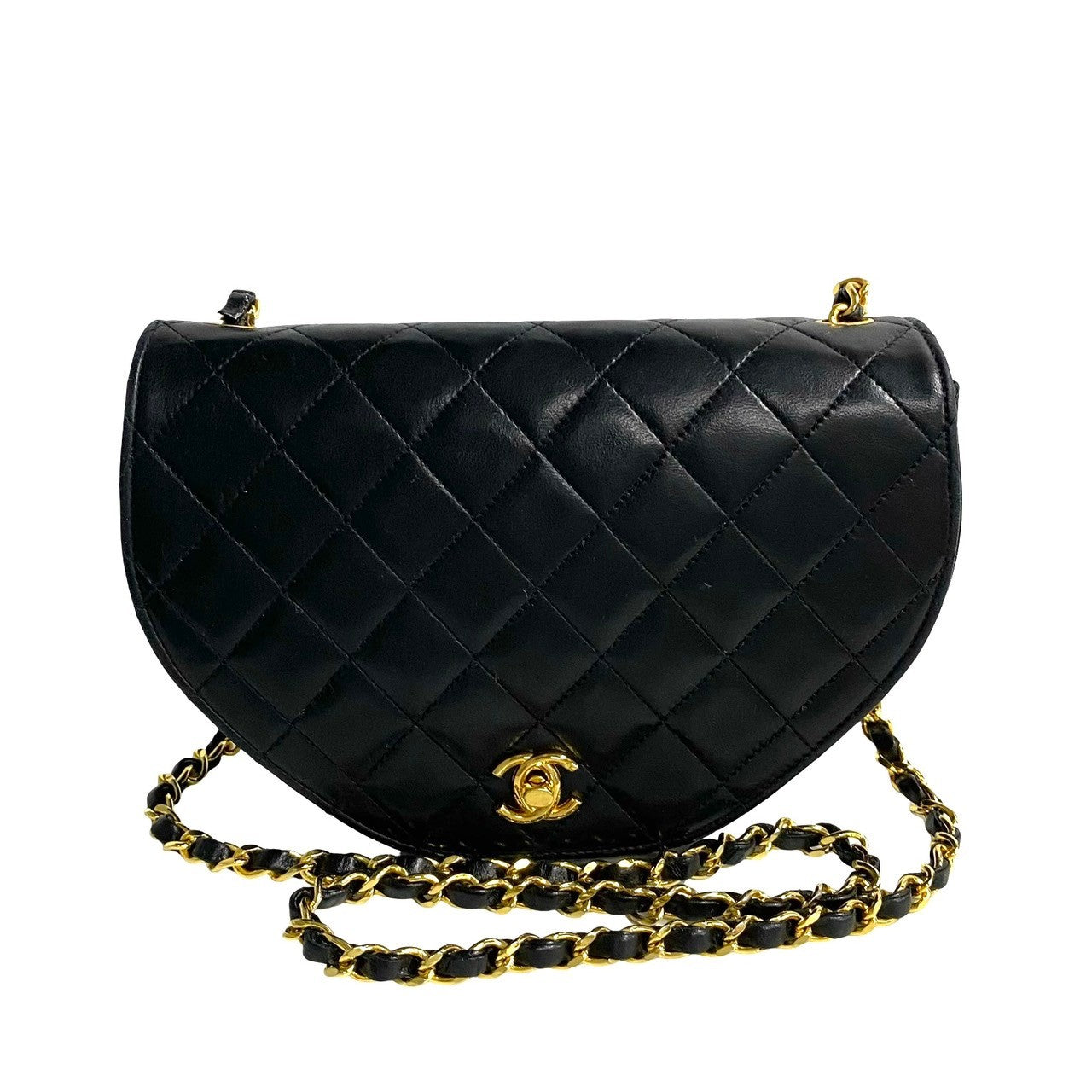 Chanel lambskin Matrasse Black Shoulder Bag 6Sbg Wz421404