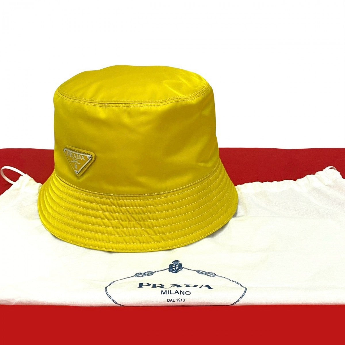 Hat Yellow Triangular Re Mens M Handbag Nylon Logo Travel Bag